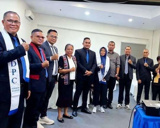 Lantik Pengurus Baru, PERADI Ambon Komitmen Perkuat Perlindungan Perempuan, Anak, dan HAM