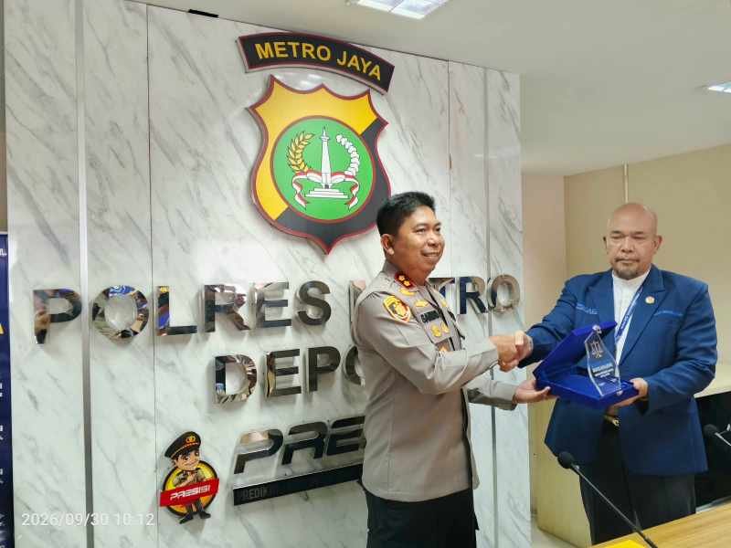 Peradi Federasi Bar Indonesia Depok dan Polres Metro Depok Jalin Kemitraan Strategis, Perkuat Kamtibmas dan Hukum Baru