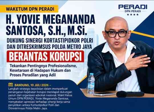 H. YOVIE MEGANANDA SANTOSA, S.H., M.SI.: SINERGI KORTASTIPIDKOR DAN DITRESKRIMSUS KUNCI HADAPI KORUPSI TERPADU