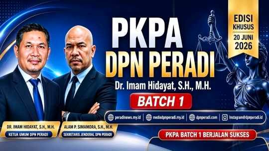 PKPA DPN PERADI Dr. Imam Hidayat Batch 1: Hadirkan Pakar Hukum Papan Atas, Standar Kualitas Jadi Fokus Utama