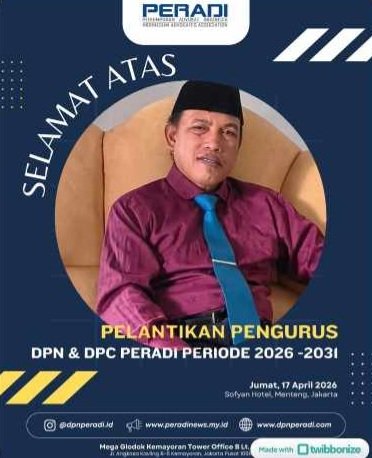 DUKUNGAN DARI MADURA RAYA: SYAFRAWI, S.H. - DPC MADURA RAYA SAMPAIKAN SELAMAT ATAS PENGUKUHAN DR. IMAM HIDAYAT DAN ALAM P. SIMAMORA PIMPIN DPN PERADI PERIODE 2026-2031